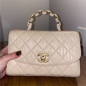 Chanel Handbag Beige